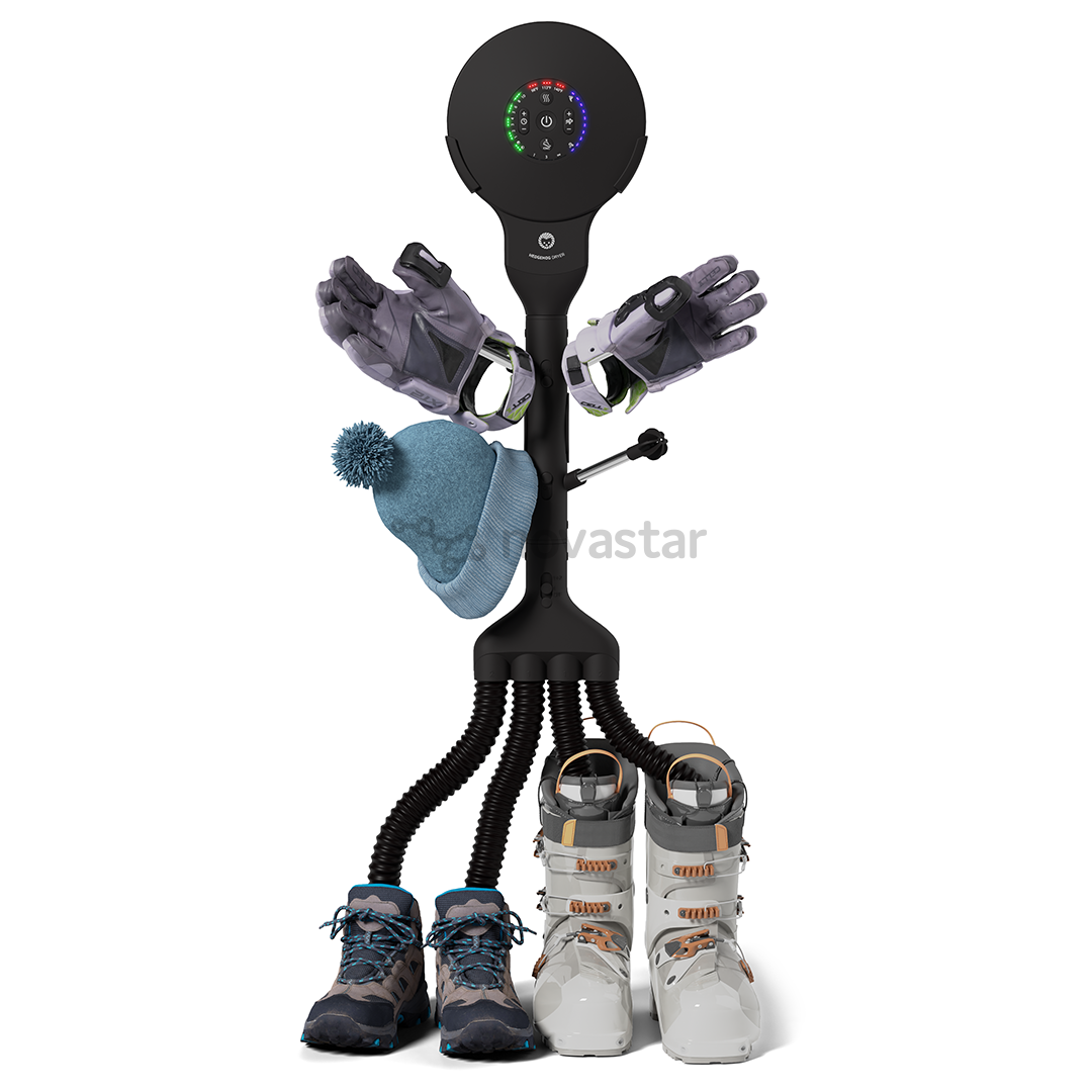 Hedgehog Buddy, 4x4, black - Shoe dryer