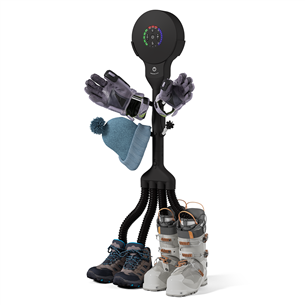 Hedgehog Buddy, 4x4, black - Shoe dryer