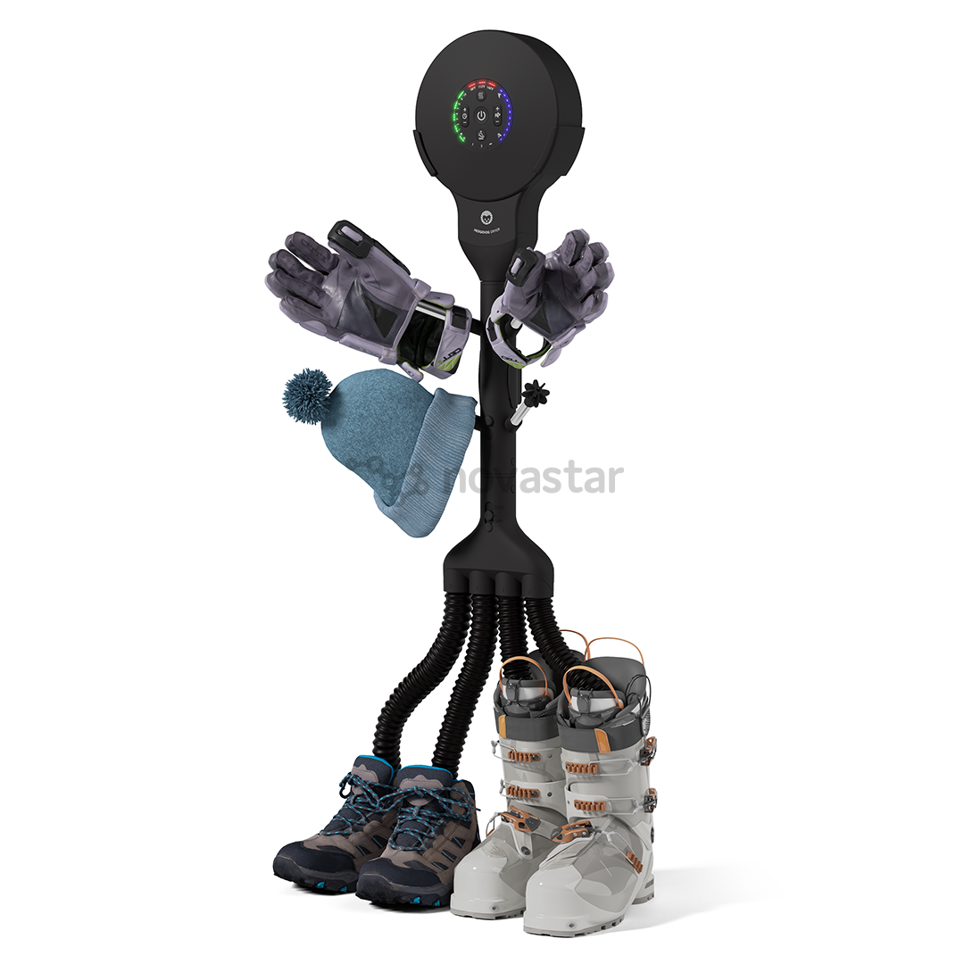 Hedgehog Buddy, 4x4, black - Shoe dryer