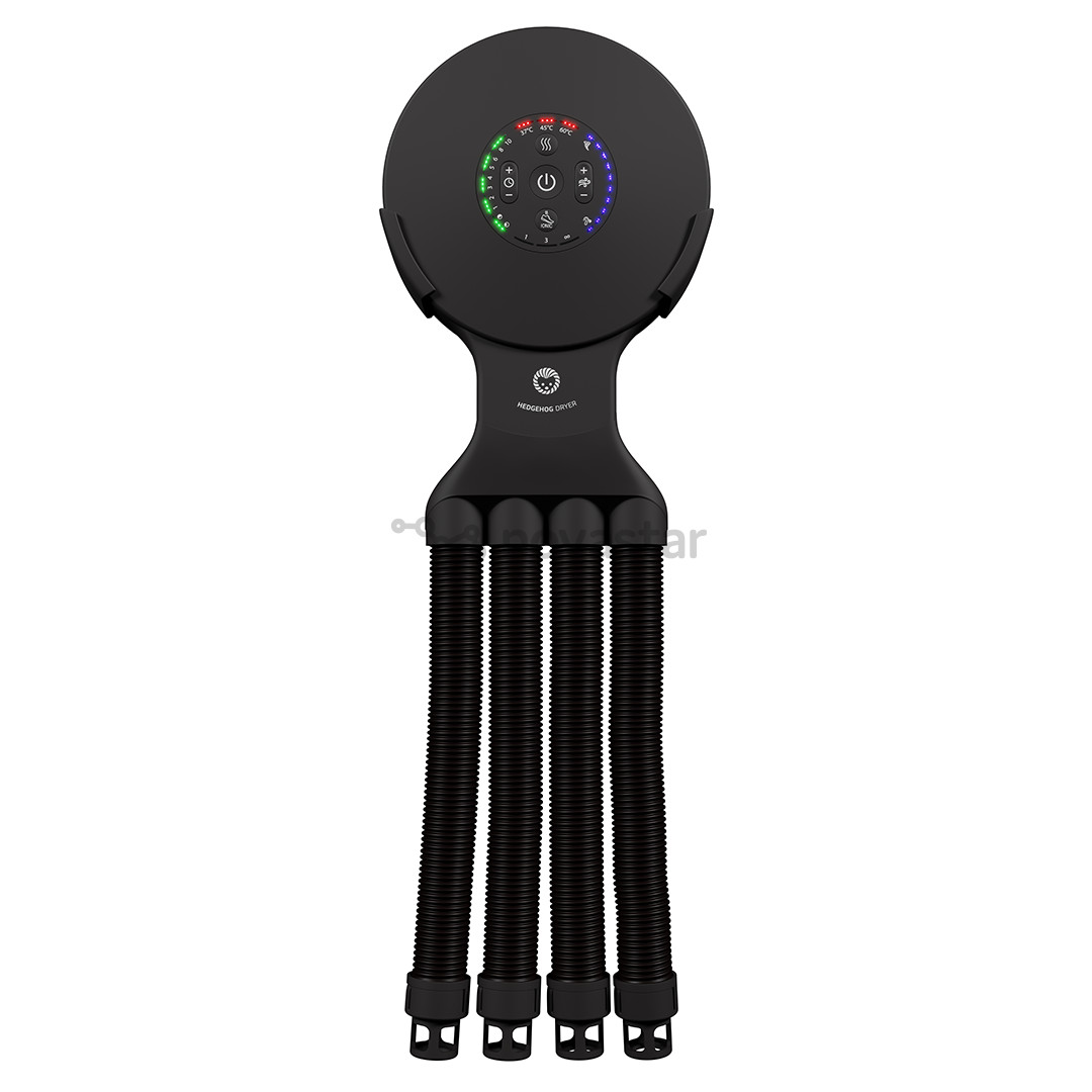 Hedgehog Octopus Ionic, black - Shoe dryer