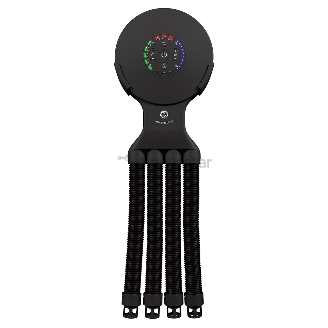 Hedgehog Octopus Ionic, black - Shoe dryer