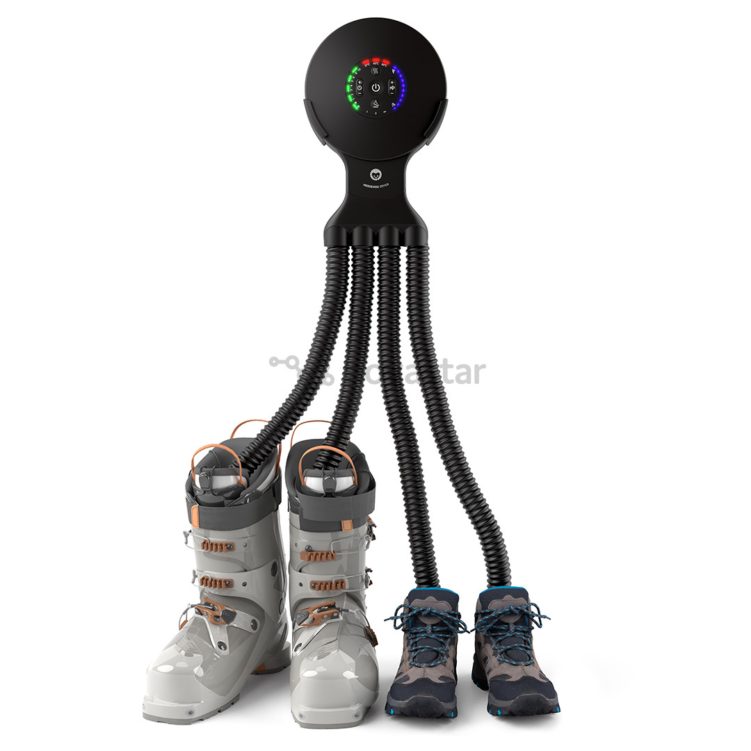 Hedgehog Octopus Ionic, black - Shoe dryer