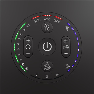 Hedgehog Octopus Ionic, black - Shoe dryer