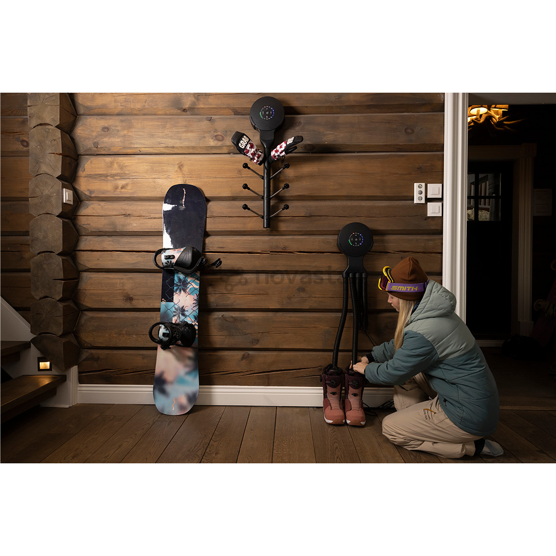 Hedgehog Octopus Ionic, black - Shoe dryer