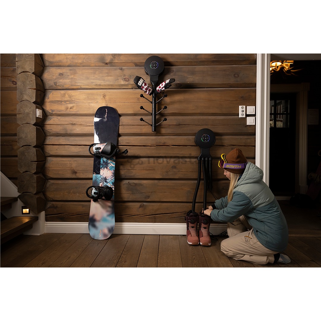 Hedgehog Octopus Ionic, black - Shoe dryer