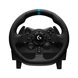 Logitech G923 + Driving Force Shifter, PC, PlayStation, juodas - Žaidimų vairas