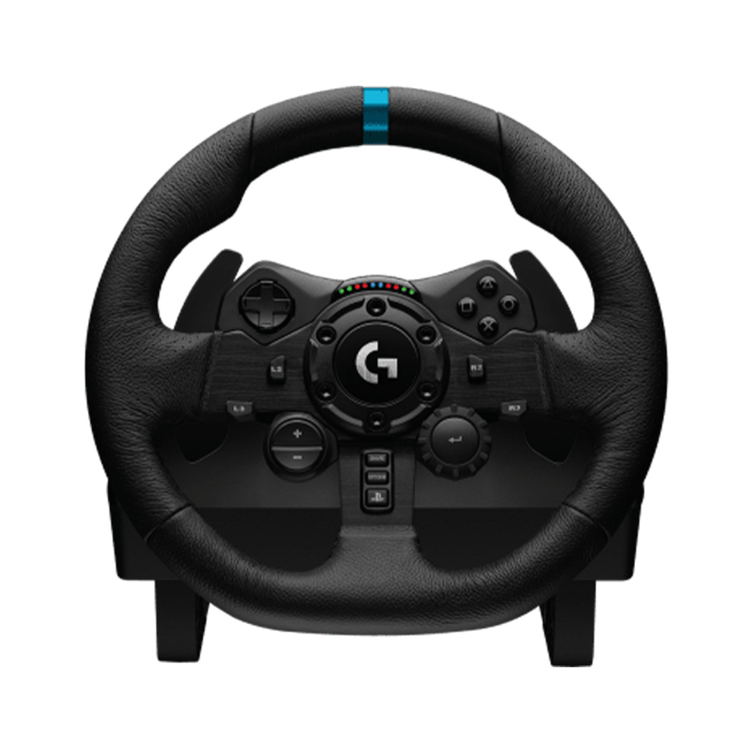 Logitech G923 + Driving Force Shifter, PC, PlayStation, juodas - Žaidimų vairas