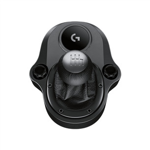 Logitech G923 + Driving Force Shifter, PC, PlayStation, juodas - Žaidimų vairas