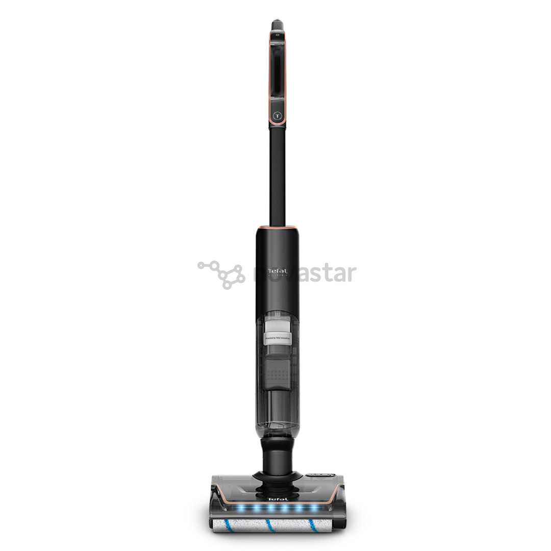 Tefal X-Clean 7, šlapias valymas, juodas/aukso spalvos - Belaidis siurblys kietoms grindims