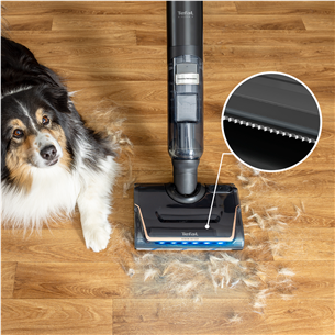 Tefal X-Clean 7, влажная уборка, черный/золотистый - Беспроводной пылесос для твердых полов