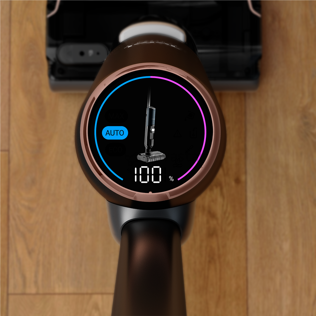 Tefal X-Clean 7, влажная уборка, черный/золотистый - Беспроводной пылесос для твердых полов