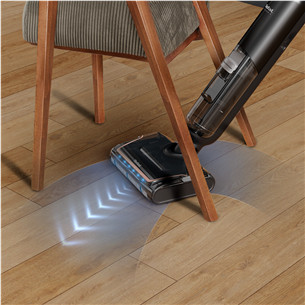 Tefal X-Clean 7, šlapias valymas, juodas/aukso spalvos - Belaidis siurblys kietoms grindims