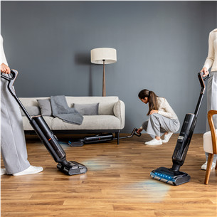 Tefal X-Clean 7, šlapias valymas, juodas/aukso spalvos - Belaidis siurblys kietoms grindims