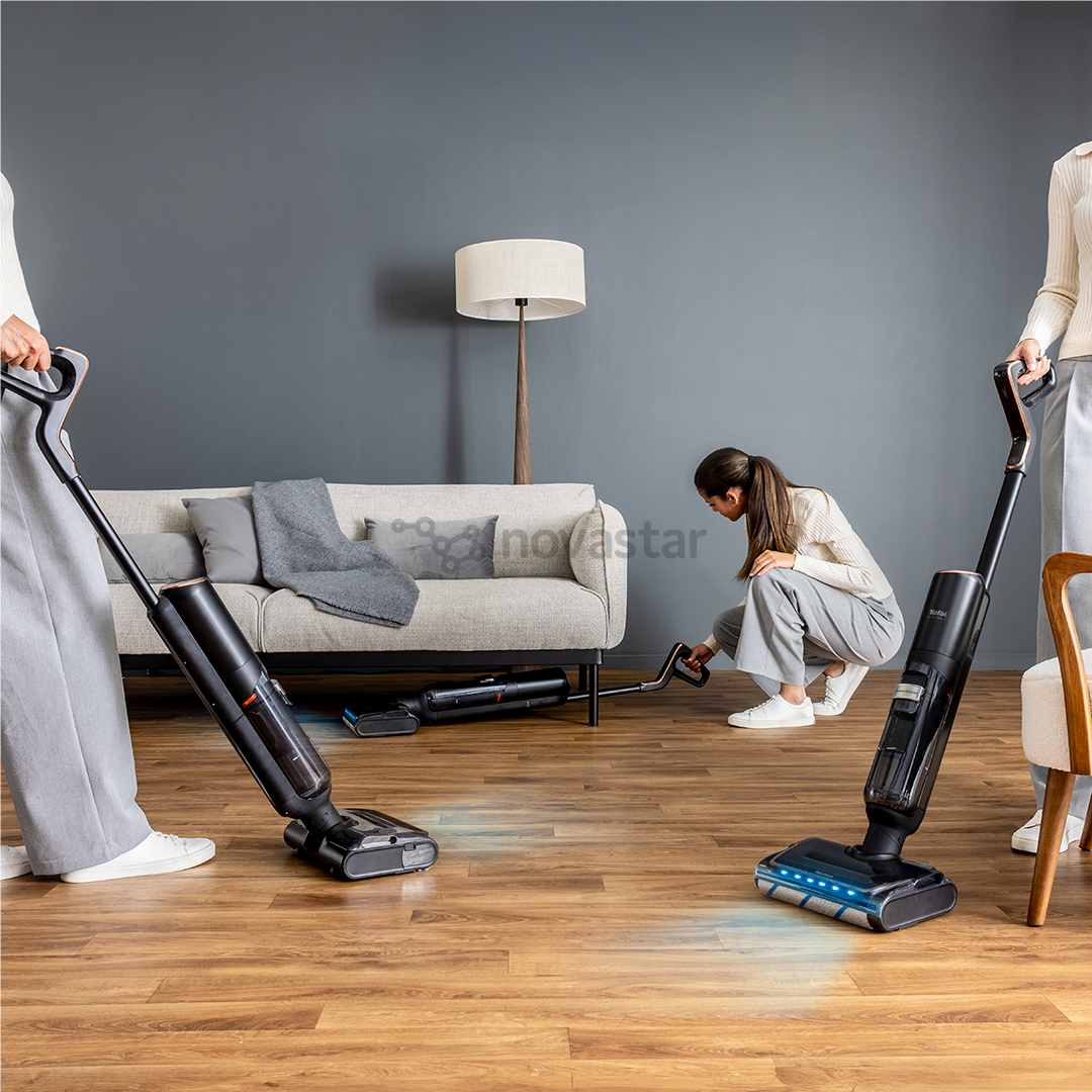 Tefal X-Clean 7, влажная уборка, черный/золотистый - Беспроводной пылесос для твердых полов