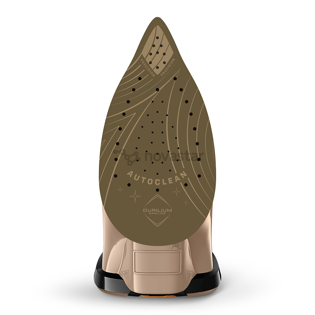 Tefal Ultimate Pure, 3200 W, juodas/aukso spalvos - Garinis lygintuvas