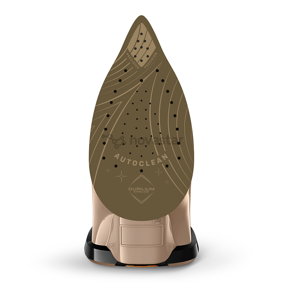 Tefal Ultimate Pure, 3200 Вт, черный/золотистый - Паровой утюг