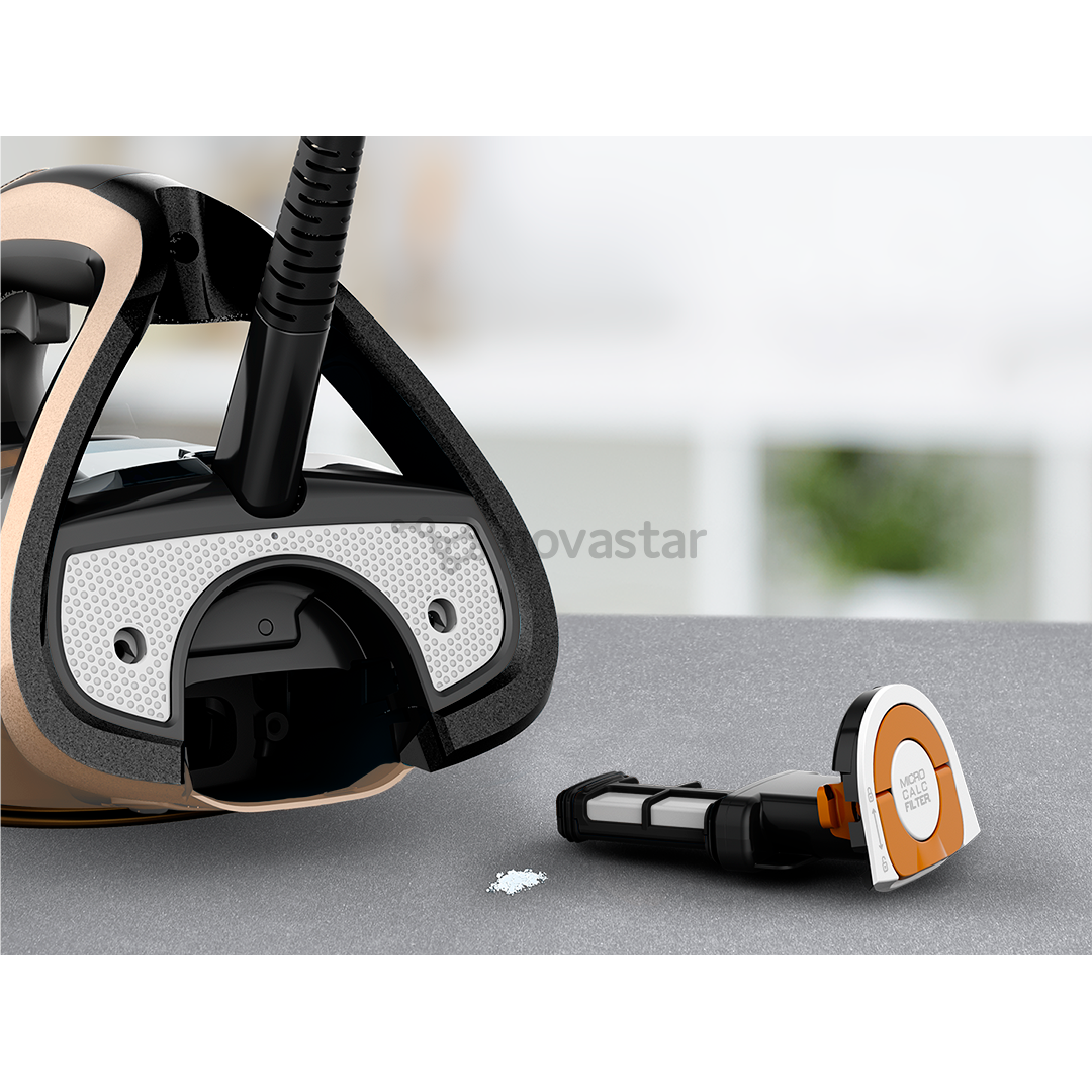 Tefal Ultimate Pure, 3200 Вт, черный/золотистый - Паровой утюг