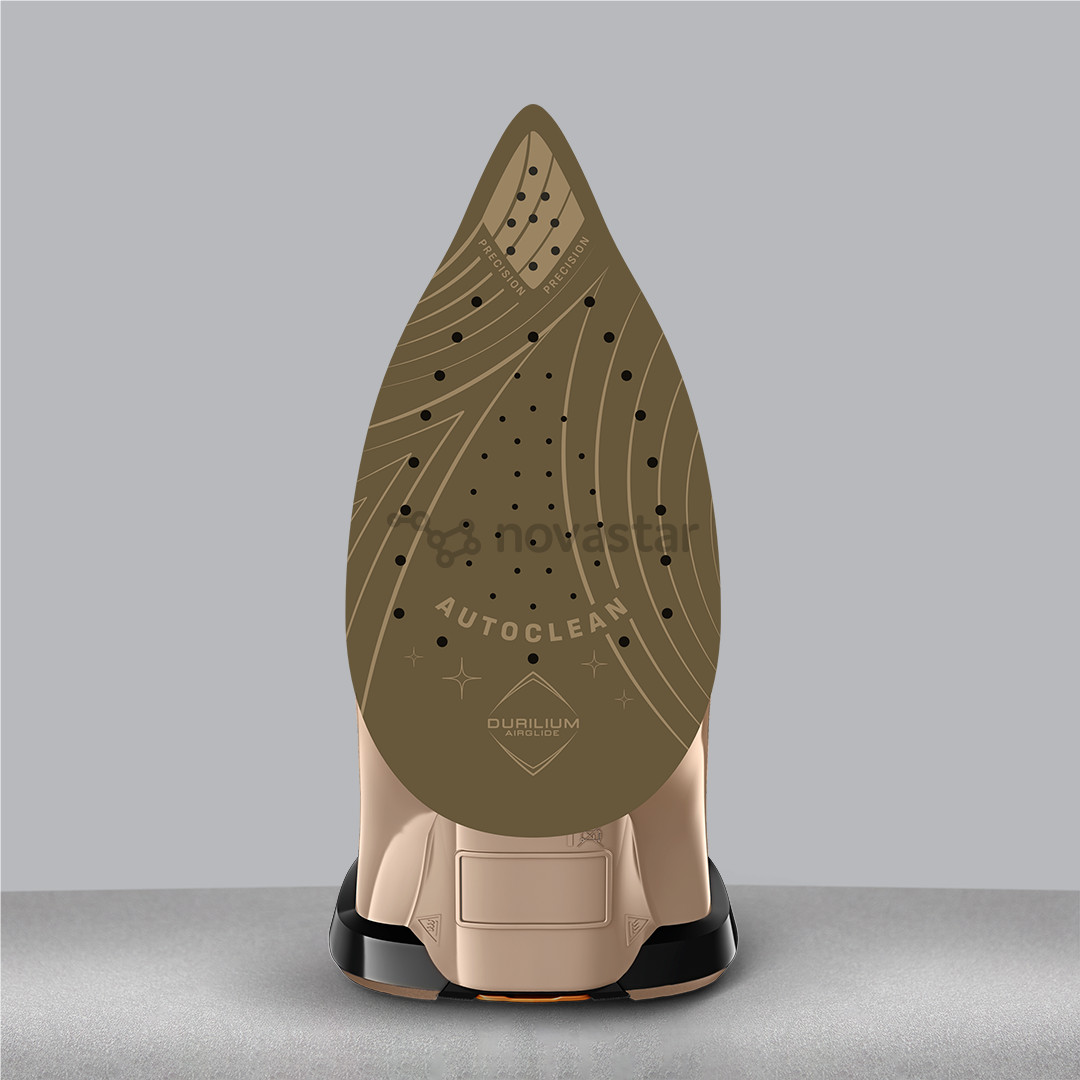 Tefal Ultimate Pure, 3200 W, juodas/aukso spalvos - Garinis lygintuvas