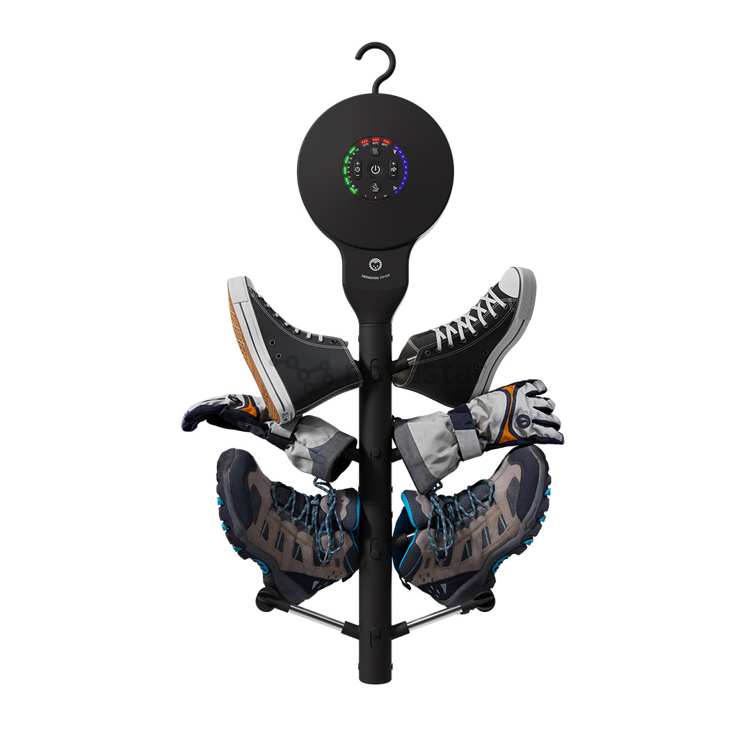 Hedgehog Hanger Ionic, black - Shoe dryer