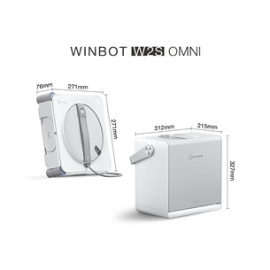 Ecovacs Winbot W2S Omni, baltas - Langų valymo robotas