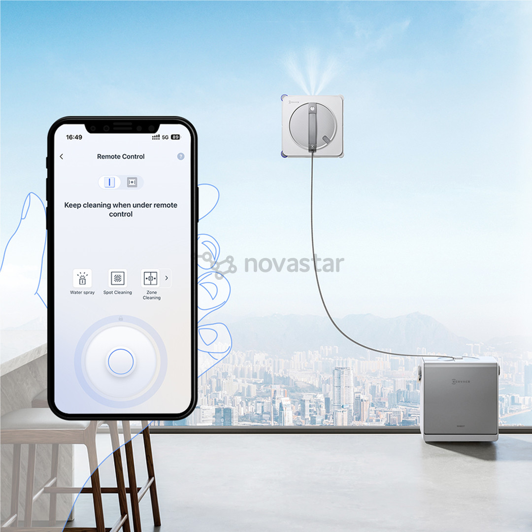 Ecovacs Winbot W2S Omni, baltas - Langų valymo robotas