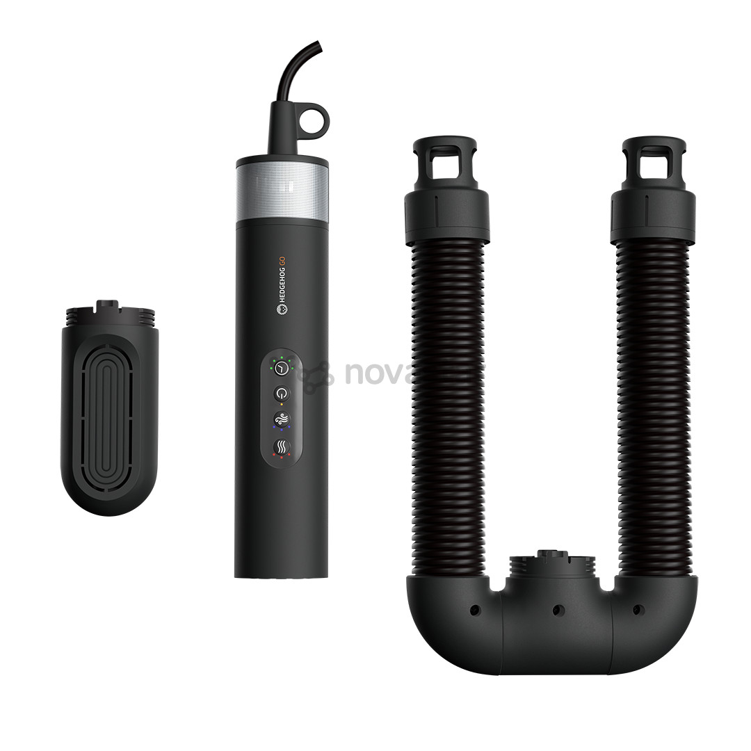 Hedgehog GO, black - Shoe dryer