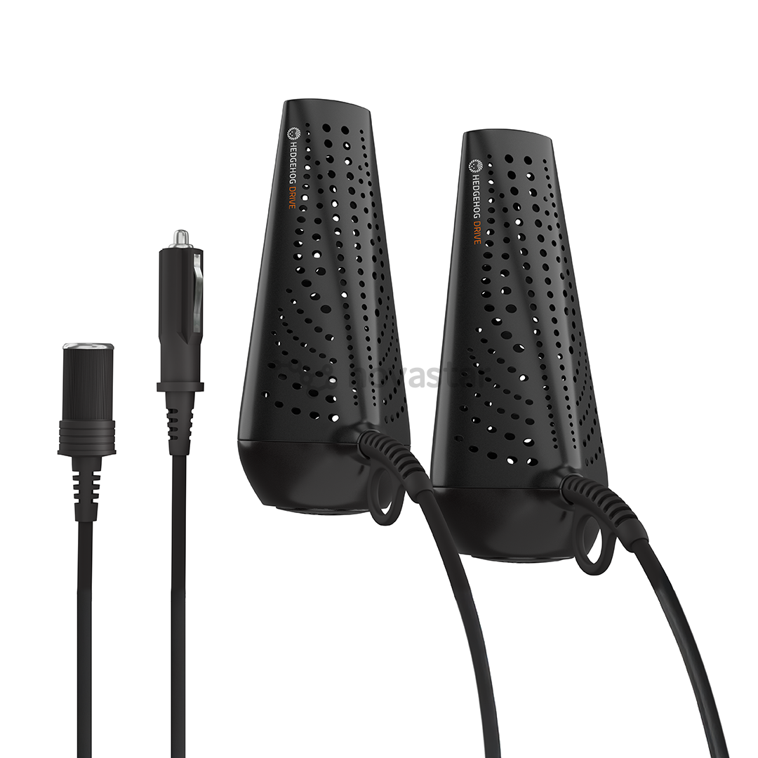 Hedgehog Drive, black - Shoe dryer