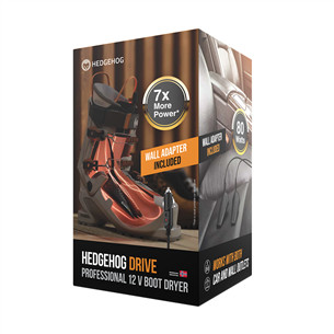 Hedgehog Drive, black - Shoe dryer