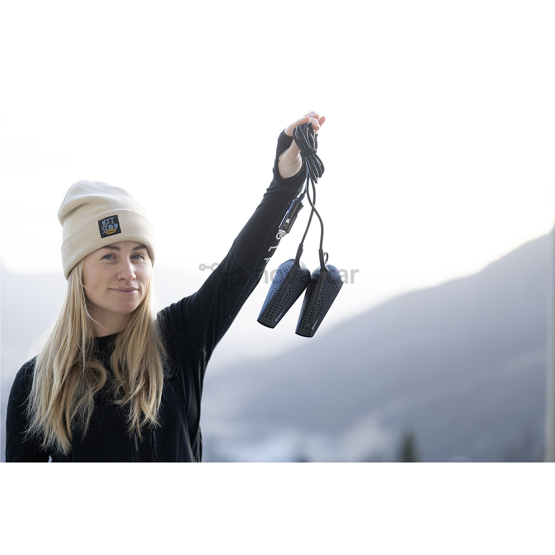 Hedgehog Drive, black - Shoe dryer