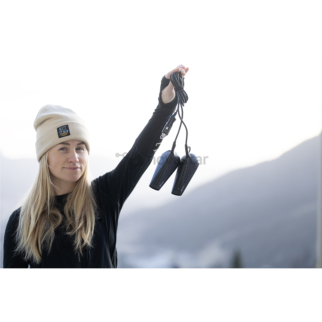 Hedgehog Drive, black - Shoe dryer