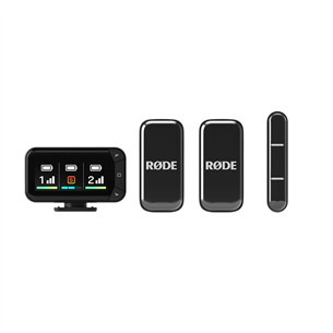 RODE Wireless Micro Camera Kit, USB-C, juodas - Belaidis mikrofonas