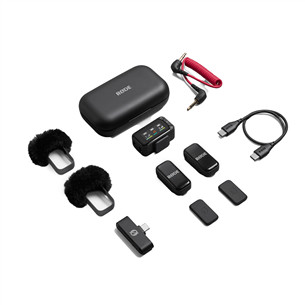 RODE Wireless Micro Camera Kit, USB-C, juodas - Belaidis mikrofonas