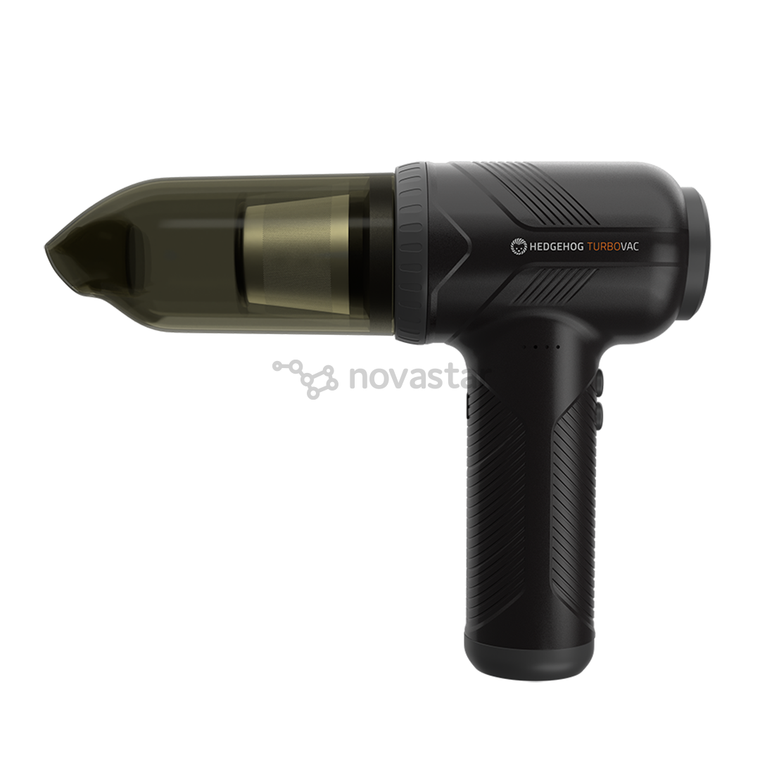 Hedgehog Turbovac, juodas - Rankinis dulkių siurblys