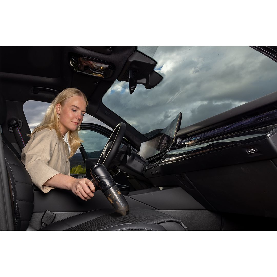 Hedgehog Turbovac, juodas - Rankinis dulkių siurblys