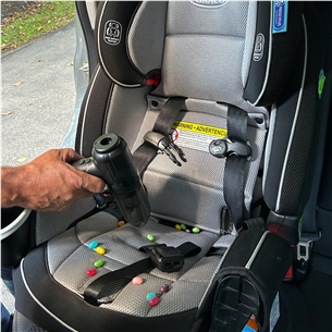 Hedgehog Turbovac, juodas - Rankinis dulkių siurblys