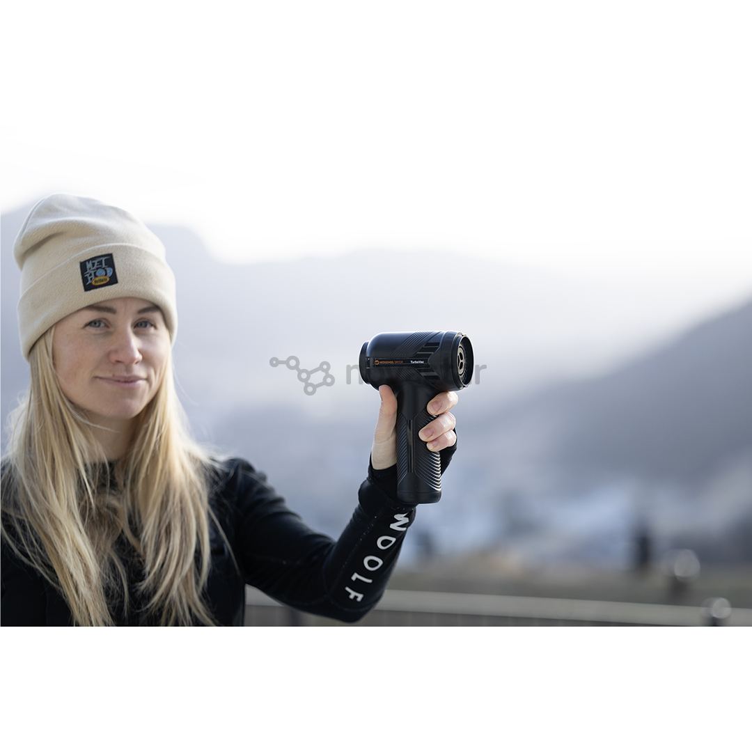 Hedgehog Turbovac, juodas - Rankinis dulkių siurblys