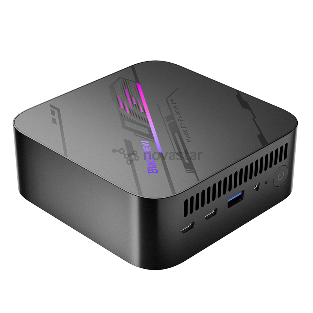 BlackView MP100, Ryzen 5, 16 GB, 512 GB, W11P, pilkas - Stacionarus kompiuteris