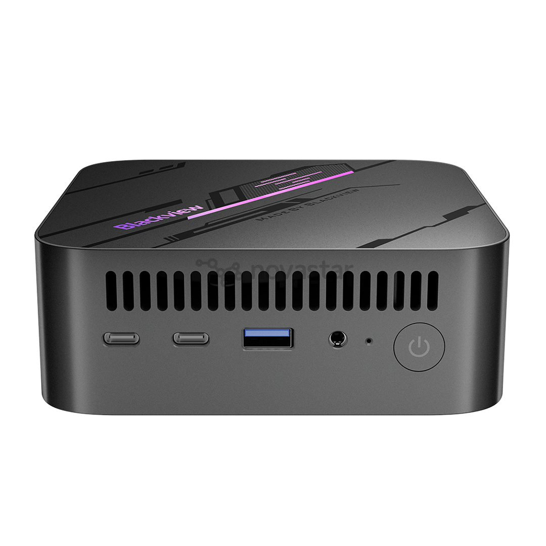 BlackView MP100, Ryzen 5, 16 GB, 512 GB, W11P, pilkas - Stacionarus kompiuteris