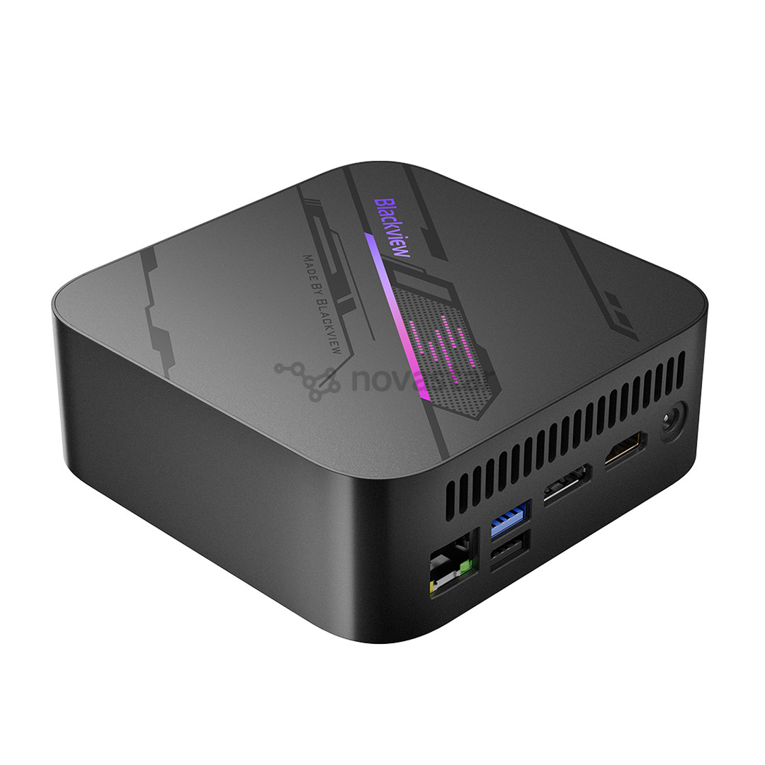 BlackView MP100, Ryzen 5, 16 GB, 512 GB, W11P, pilkas - Stacionarus kompiuteris