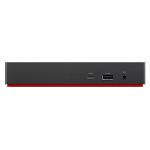 Lenovo ThinkPad Universal USB-C Dock, juoda - Universalių jungčių stotelė nešiojamam kompiuteriui