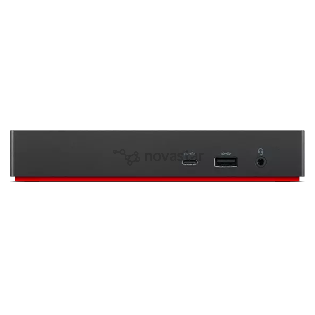 Lenovo ThinkPad Universal USB-C Dock, juoda - Universalių jungčių stotelė nešiojamam kompiuteriui