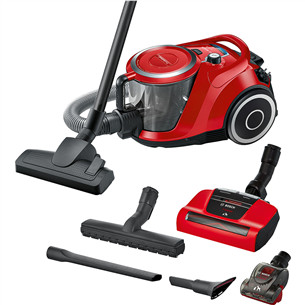 Bosch, Series 6, ProAnimal, 700 W, bagless, red - Vacuum cleaner BGS41PET1