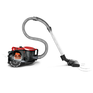 Bosch, Series 6, ProAnimal, 700 W, be maišelių, raudonas - Dulkių siurblys