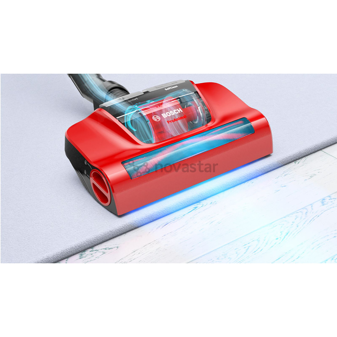 Bosch, Series 6, ProAnimal, 700 W, bagless, red - Vacuum cleaner