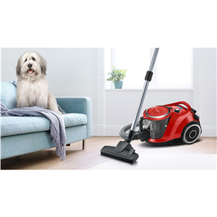 Bosch, Series 6, ProAnimal, 700 W, bagless, red - Vacuum cleaner