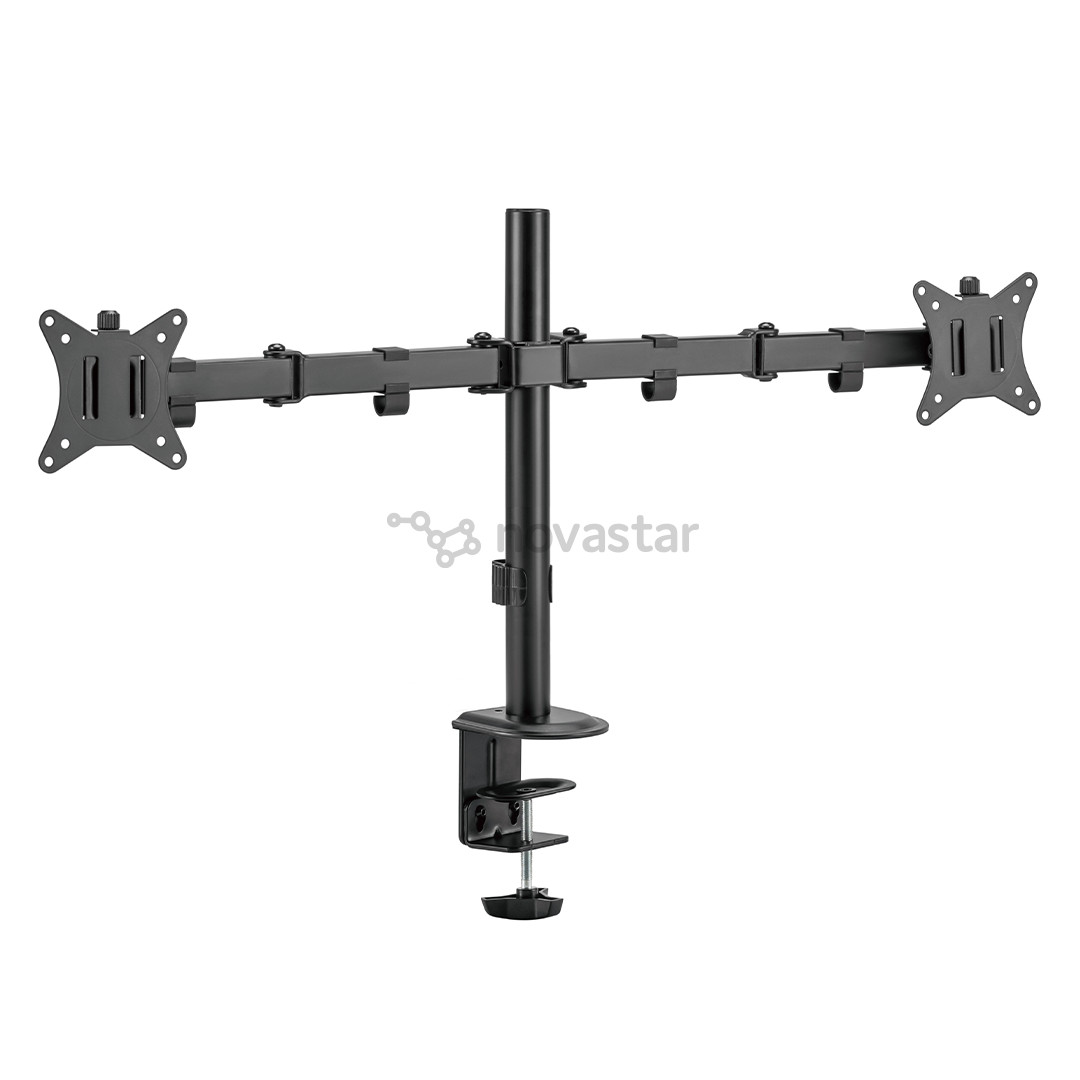 Deltaco Dual Desk Mount, 13-32'', juodas - Monitoriaus laikiklis