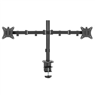 Deltaco Dual Desk Mount, 13-32'', juodas - Monitoriaus laikiklis