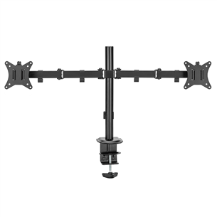 Deltaco Dual Desk Mount, 13-32'', juodas - Monitoriaus laikiklis