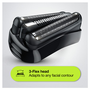 Braun Series 3 Shave & Style, Wet & Dry, синий - Бритва