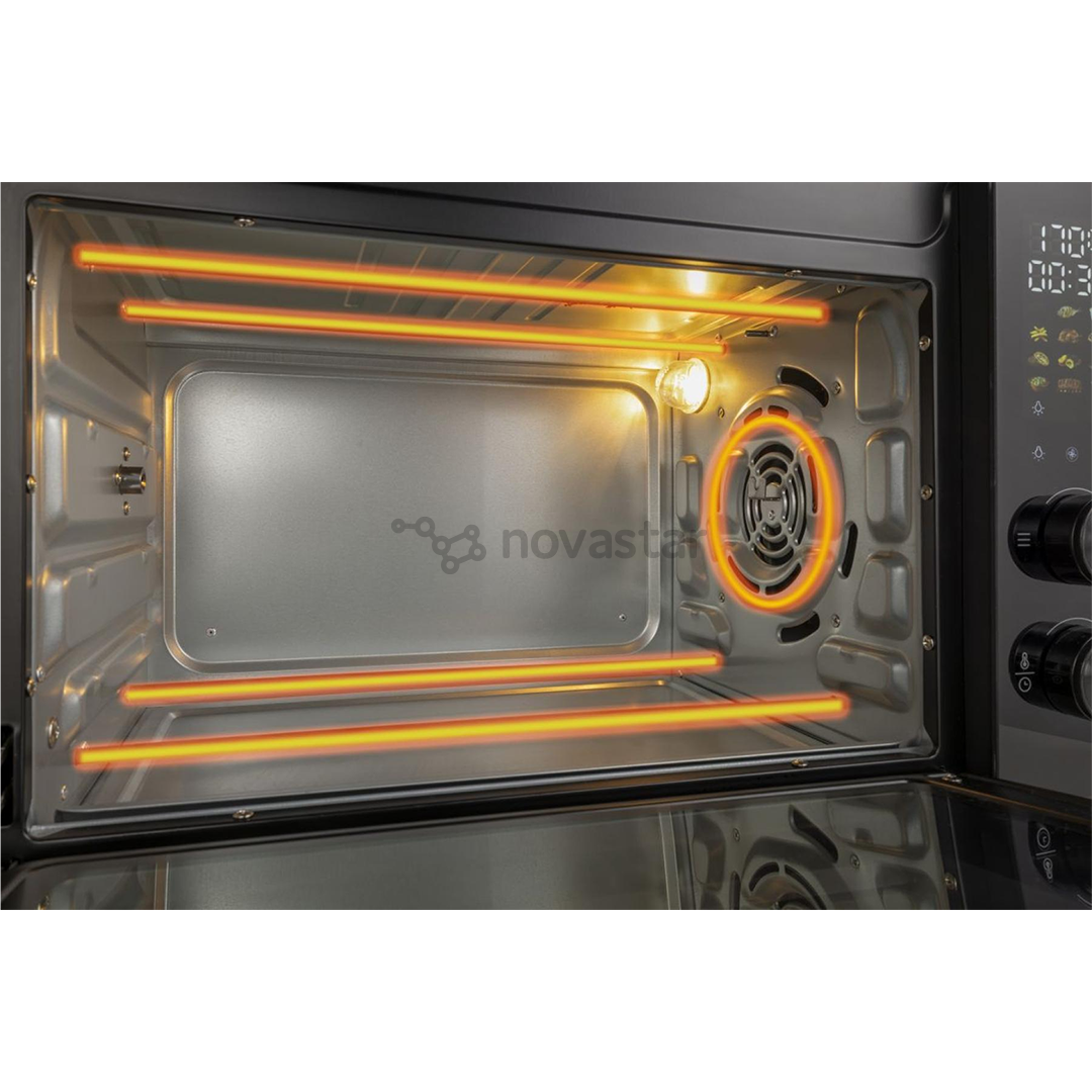 Hisense, 30 л, 1800 Вт, черный - Мини-духовка